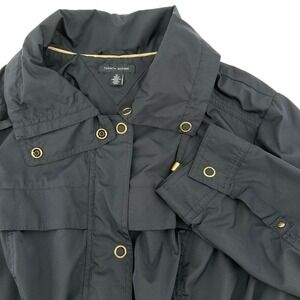 Tommy Hilfiger Women's Size 1X Lightweight Navy‎ Blue Jacket Zip And Snap Front